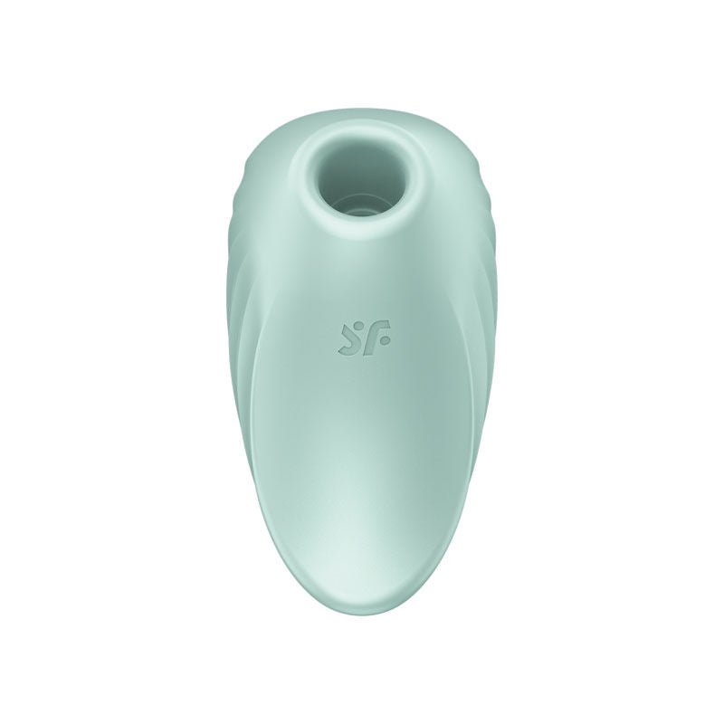 Satisfyer - pearl diver - clitoral suction stimulator - Green, Product front view  | Flirtybay.com.au