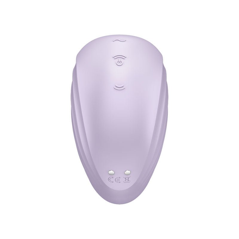 Satisfyer - pearl diver - clitoral suction stimulator - purple, Product back view  | Flirtybay.com.au