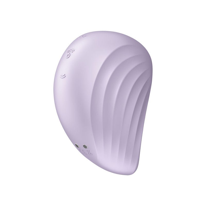 Satisfyer - pearl diver - clitoral suction stimulator - purple, Product side two view  | Flirtybay.com.au