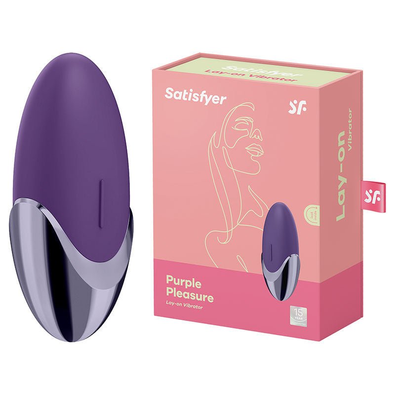Satisfyer - pleasure - clitoral vibrator - Product front view and box side view | Flirtybay.com.au