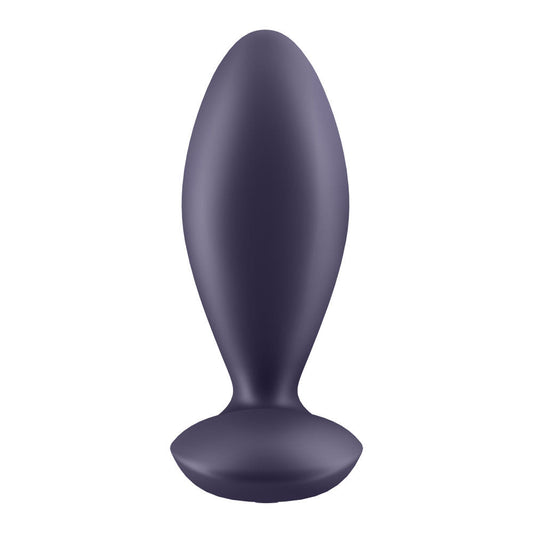 Satisfyer - power plug - app controlled vibrating butt plug - Product front view  | Flirty Bay