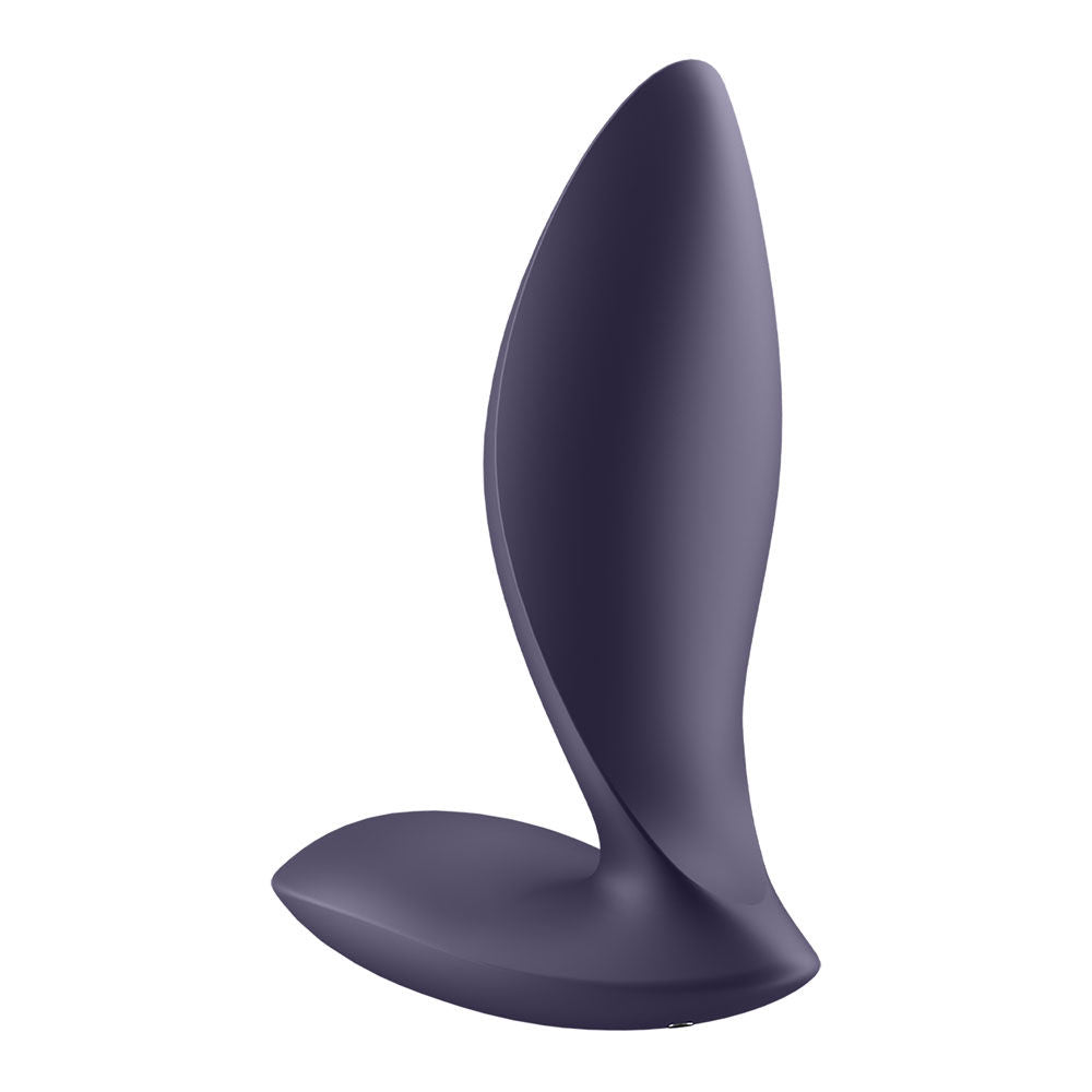 Satisfyer - power plug - app controlled vibrating butt plug - Product top view  | Flirty Bay