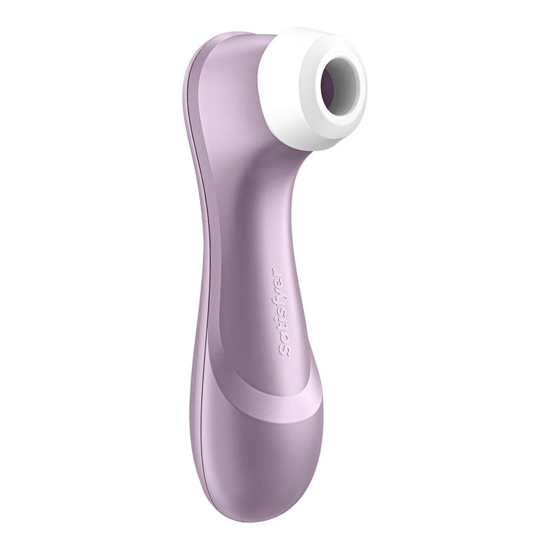 Satisfyer pro 2 - clitoral suction stilulator - purple-Product side view  | Flirtybay.com.au