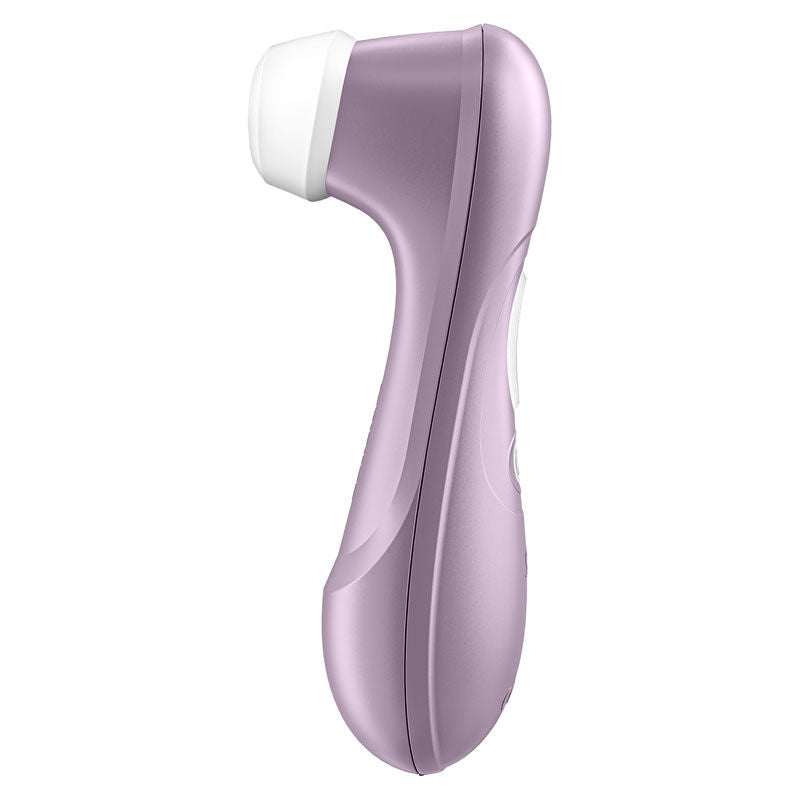 Satisfyer pro 2 - clitoral suction stilulator - purple-Product left-side view  | Flirtybay.com.au