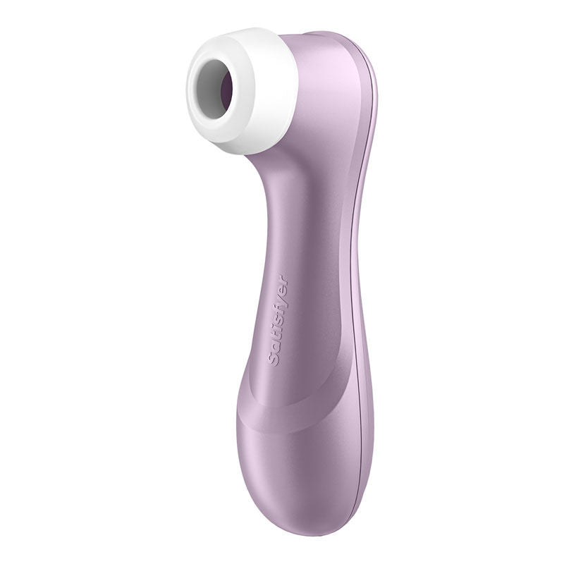 Satisfyer pro 2 - clitoral suction stilulator - purple-Product left side view, seconde  | Flirtybay.com.au