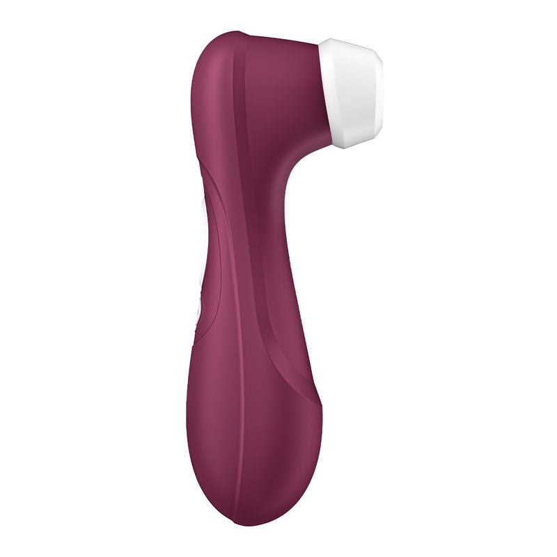 Satisfyer pro 2 generation 3 - clitoral suction stimulator - Red, Product side view  | Flirtybay.com.au