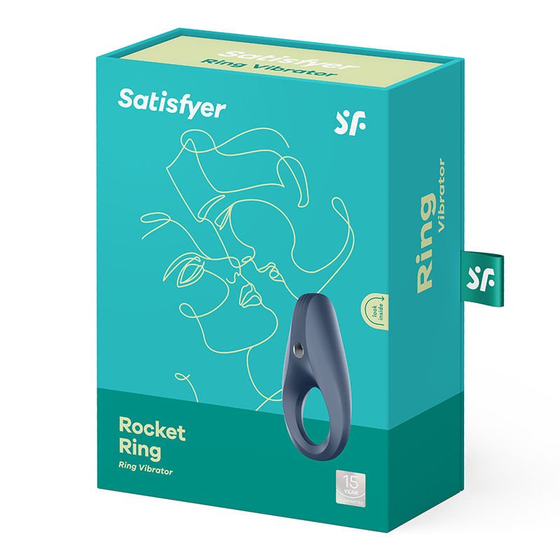 Satisfyer - rocket - vibrating cock ring -  box side view | Flirtybay