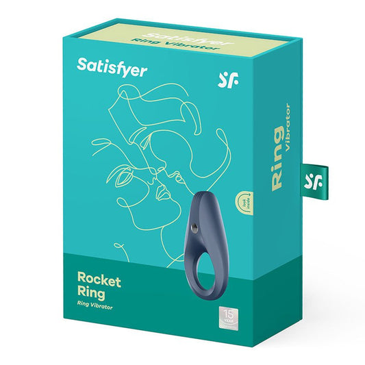 Satisfyer - rocket - vibrating cock ring -  box side view | Flirtybay
