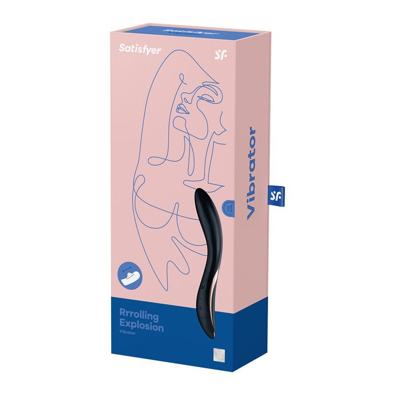 Satisfyer - rrrolling explosion - g-spot vibrator -  box side view | Flirtybay.com.au