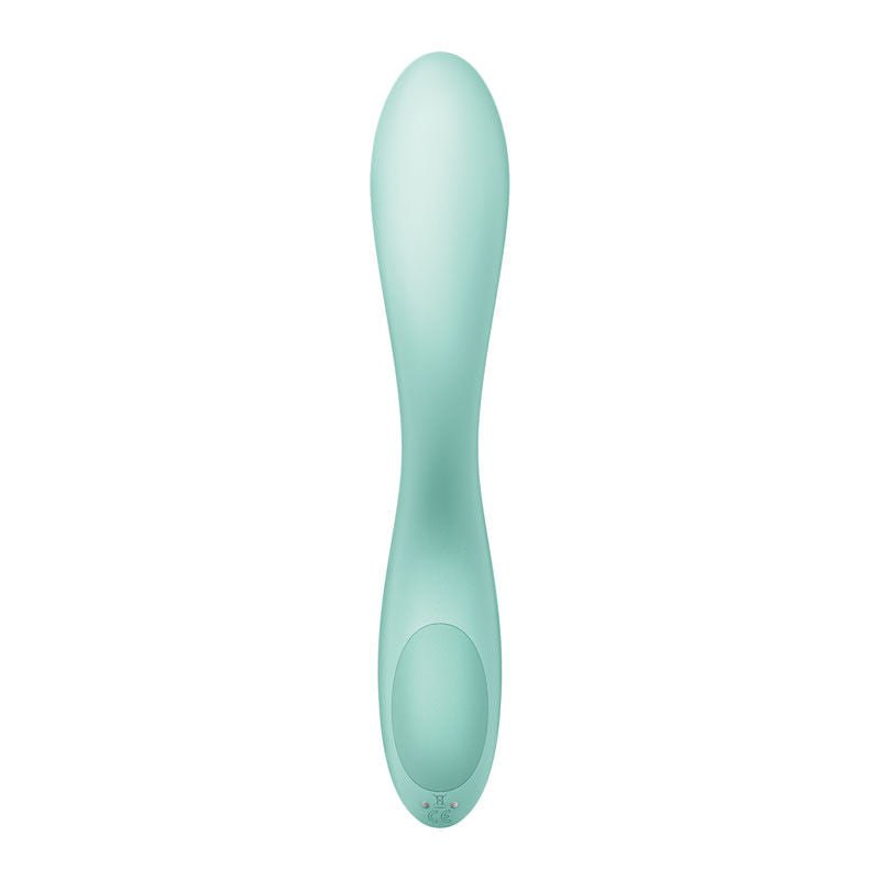 Satisfyer rrrolling pleasure - g-spot vibrator - Green, Product back view  | Flirtybay.com.au