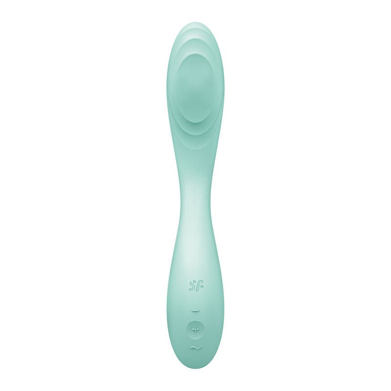 Satisfyer rrrolling pleasure - g-spot vibrator - Green, Product front view  | Flirtybay.com.au