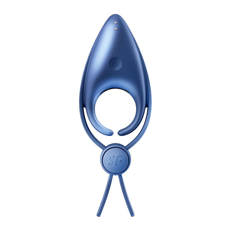 Satisfyer - sniper - cock ring - blue, Product front view  | Flirtybay.com.au
