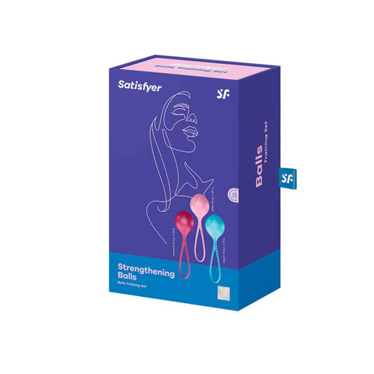 Satisfyer - strengthening balls - kegels -  box side view | Flirtybay.com.au