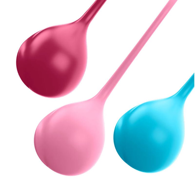 Satisfyer - strengthening balls - kegels - Product front view  | Flirtybay.com.au