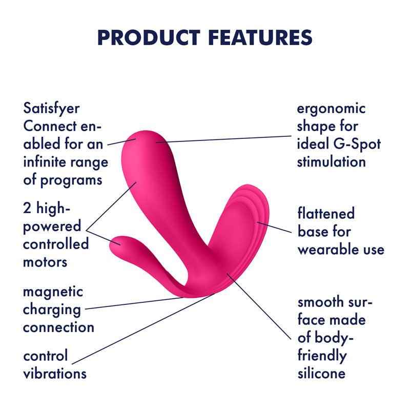 Satisfyer - Top Secret +  App Controlled G-spot & Clitoral Vibrator