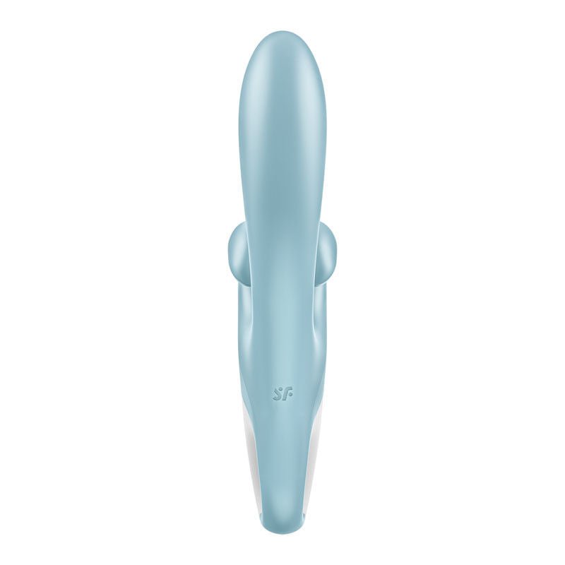 Satisfyer touch me - rabbit vibrator - Blue, Product back view  | Flirtybay.com.au