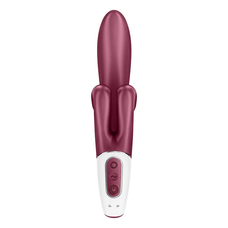 Satisfyer touch me - rabbit vibrator - red, Product front view  | Flirtybay.com.au