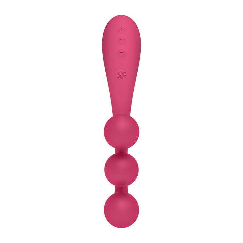 Satisfyer tri ball 1 - multi vibrator - Product side three view  | Flirtybay.com.au