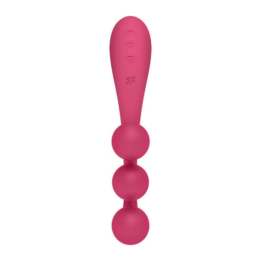 Satisfyer tri ball 1 - multi vibrator - Product side three view  | Flirtybay.com.au