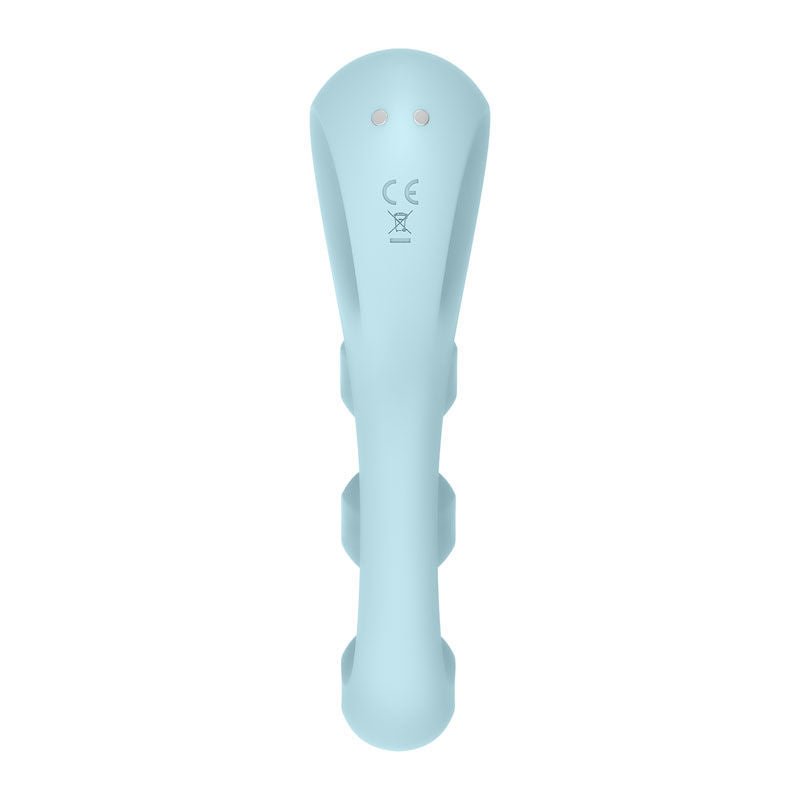Satisfyer tri ball 1 - multi vibrator - blue, Product front view  | Flirtybay.com.au