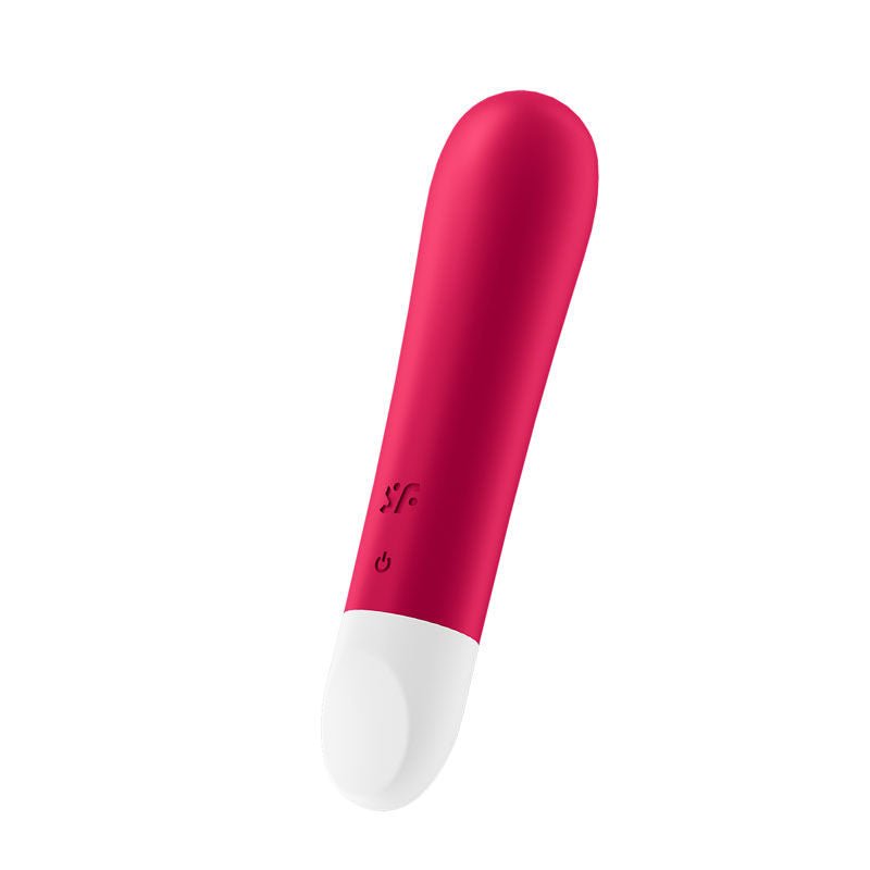 Satisfyer - ultra power bullet 1 vibrator - Pink, Product side view  | Flirtybay.com.au