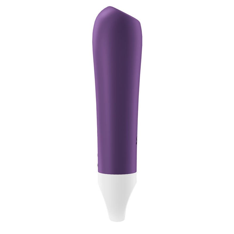Satisfyer - ultra power bullet 1 vibrator - Purple, Product side three view  | Flirtybay.com.au
