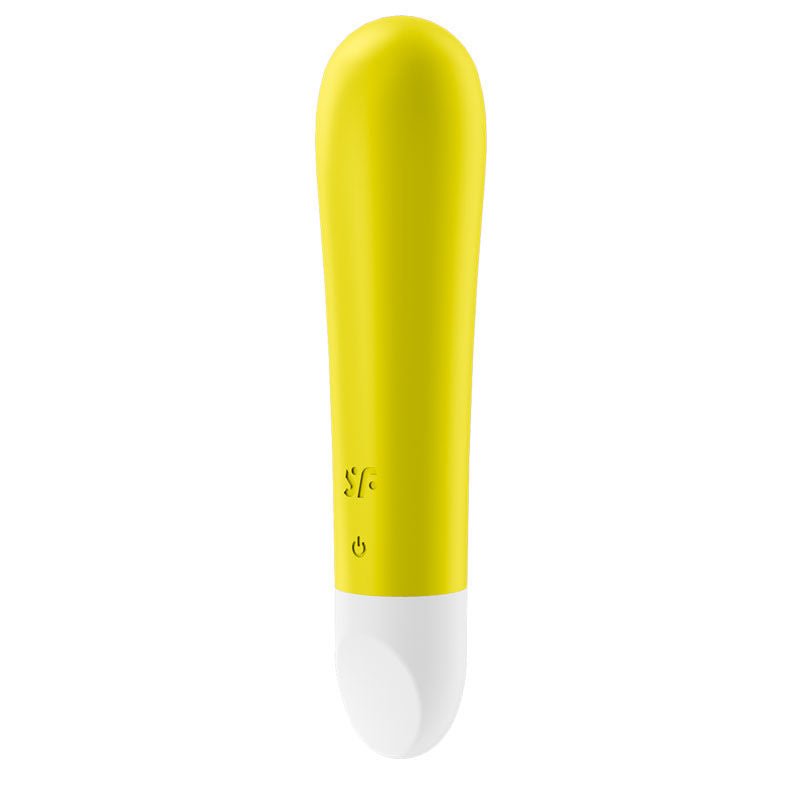 Satisfyer - ultra power bullet 1 vibrator - Yellow, Product front view  | Flirtybay.com.au