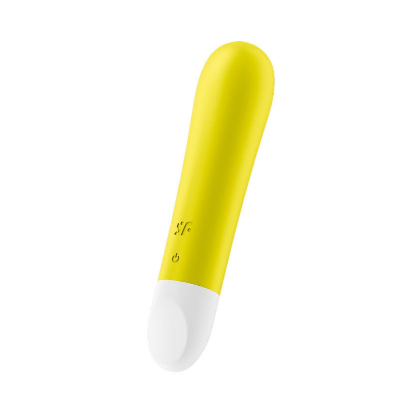 Satisfyer - ultra power bullet 1 vibrator - Yellow, Product side view  | Flirtybay.com.au