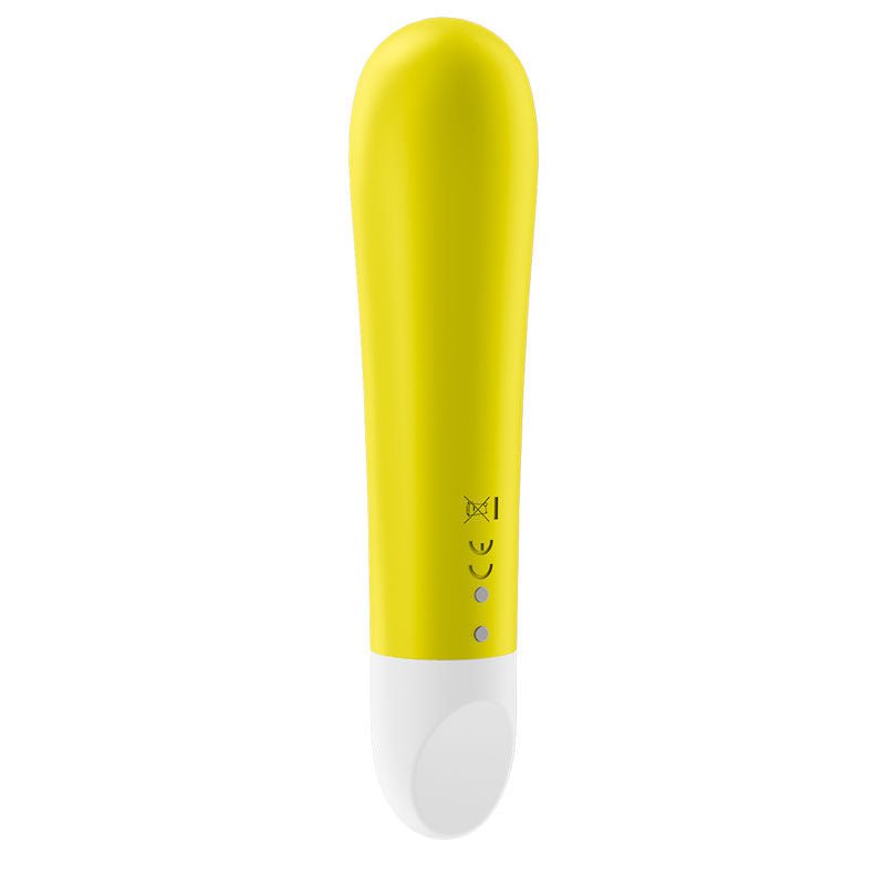 Satisfyer - ultra power bullet 1 vibrator - Yellow, Product side three view  | Flirtybay.com.au