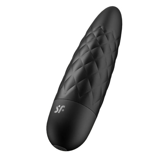 Satisfyer - ultra power bullet 5 vibrator - Black, Product side view  | Flirtybay.com.au