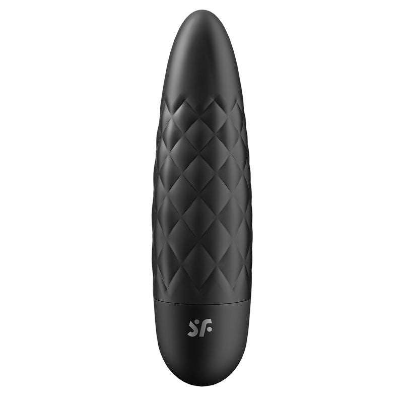 Satisfyer - ultra power bullet 5 vibrator - Black, Product side three view  | Flirtybay.com.au