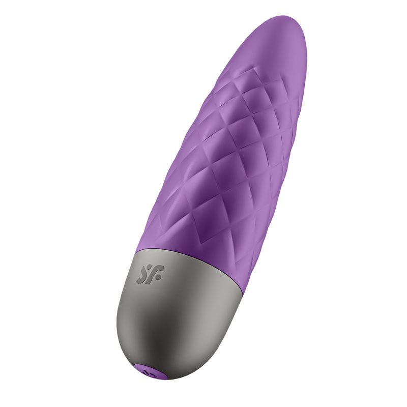 Satisfyer - ultra power bullet 5 vibrator - Purple, Product side view  | Flirtybay.com.au