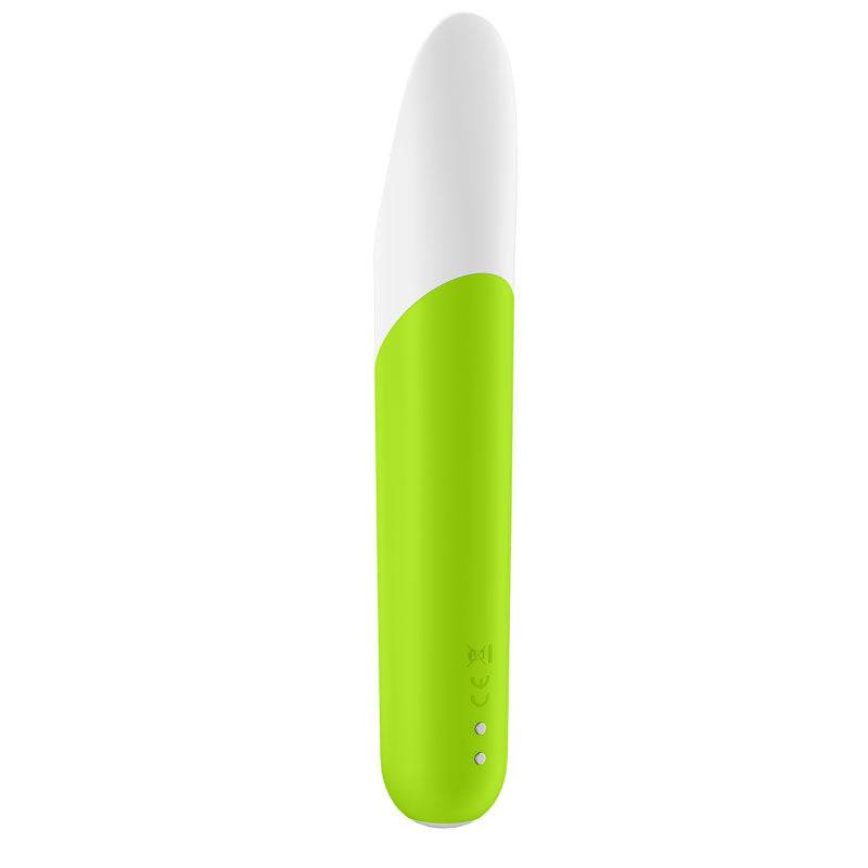 Satisfyer - ultra power bullet 7 clitoral vibrator - Green, Product side four view  | Flirtybay.com.au