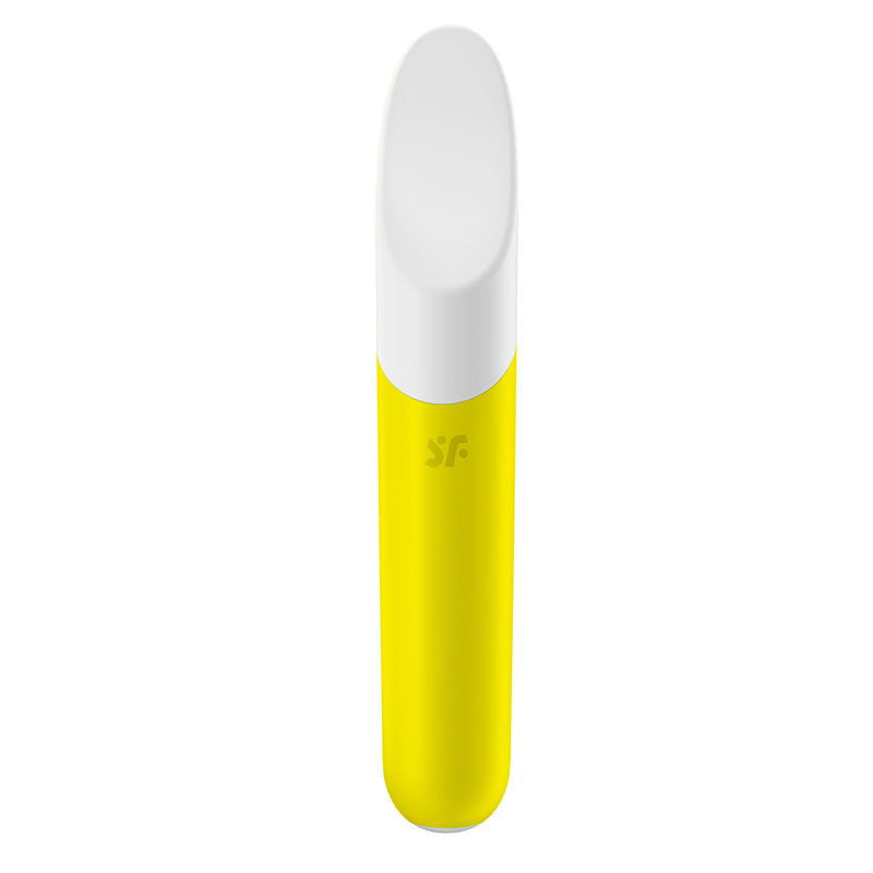 Satisfyer - ultra power bullet 7 clitoral vibrator - Yellow, Product front view  | Flirtybay.com.au
