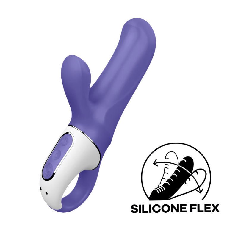 Satisfyer vibes - magic bunny - rabbit vibrator - Product top view  | Flirtybay.com.au