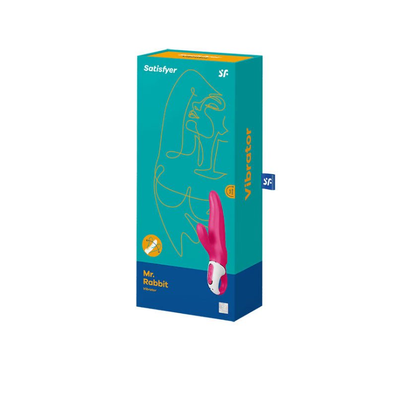 Satisfyer vibes - mister rabbit vibrator -  box side view | Flirtybay.com.au