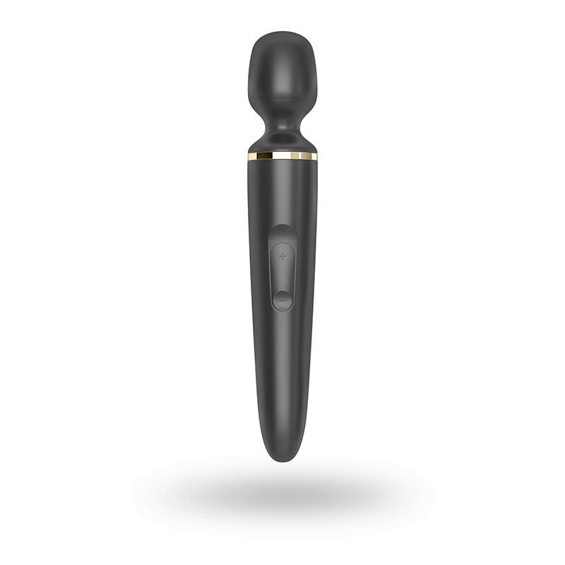 Satisfyer - wand-er woman - vibrating wand - black, Product back view  | Flirtybay.com.au