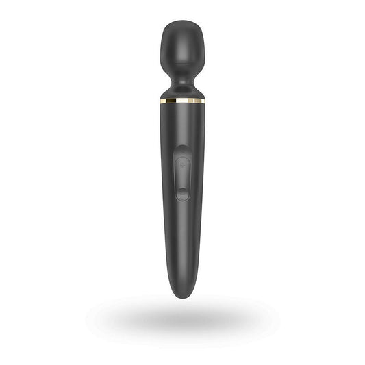 Satisfyer - wand-er woman - vibrating wand - black, Product back view  | Flirtybay.com.au