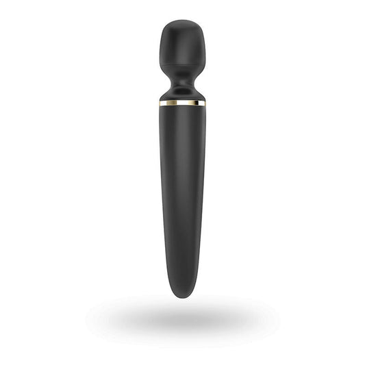 Satisfyer - wand-er woman - vibrating wand - black, Product front view  | Flirtybay.com.au