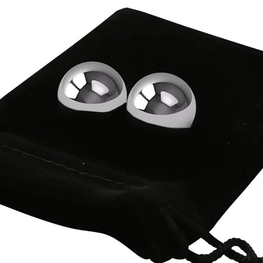 Sex & mischief 100% stainless steel balls - nipple clamps - Product top view  | Flirtybay.com.au