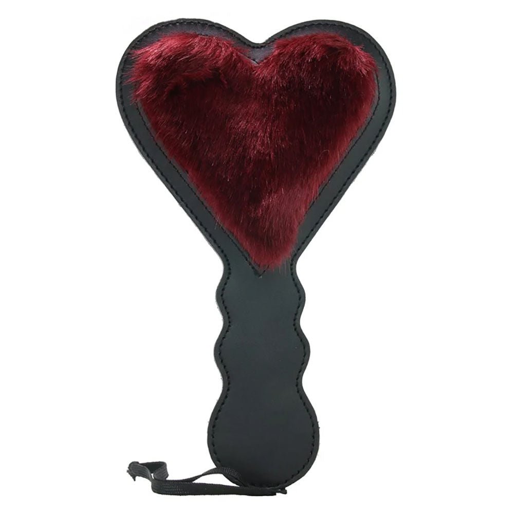 Sex & mischief - enchanted heart paddle - Product oposite side view  | Flirtybay.com.au
