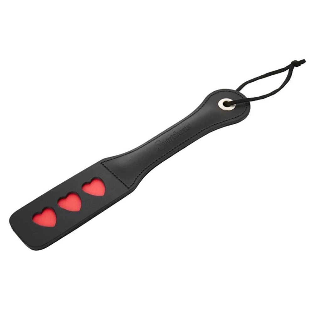 Sex & mischief - heart paddle - Product side view  | Flirtybay.com.au