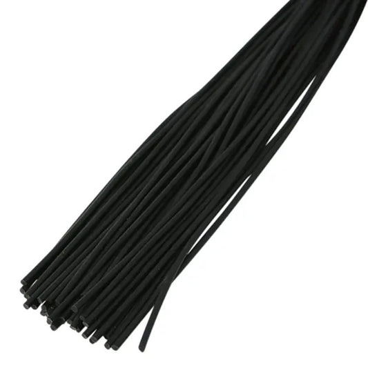Sex & mischief noir - flogger - Product side view, focus on tips  | Flirtybay.com.au