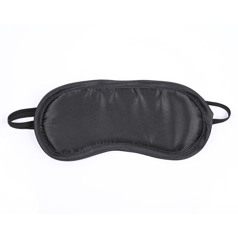 Sex & mischief - shadow tie and tickle kit - Product front view, focus on blindfold  | Flirtybay.com.au