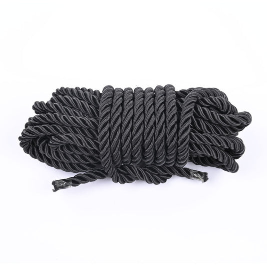 Sex & mischief - shadow tie and tickle kit - Product front view, focus on rope  | Flirtybay.com.au