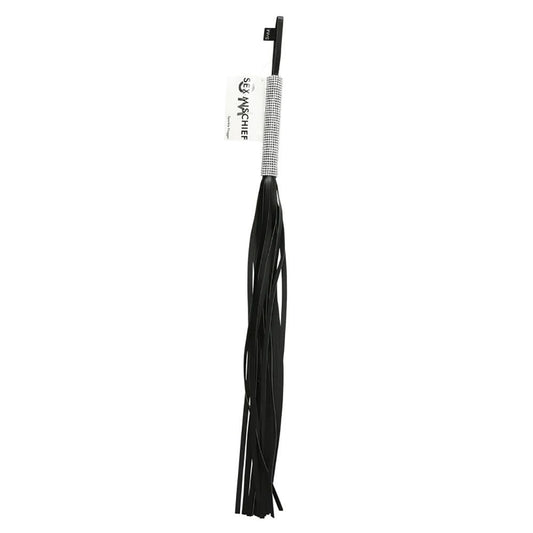 Sex & mischief - sparkle flogger - Product front view  | Flirtybay.com.au