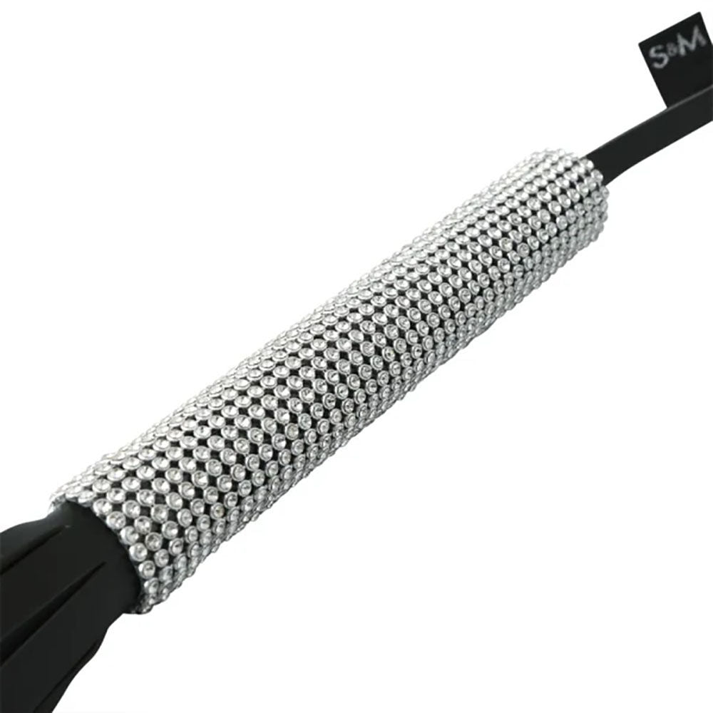 Sex & mischief - sparkle flogger - Product top view  | Flirtybay.com.au