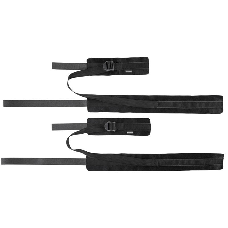 Sex & mischief - thigh & wrist cuffs - Product top view  | Flirtybay.com.au