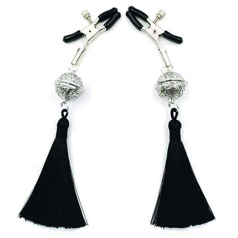 Sexy af - clamp couture tassle - nipple clips - Product front view  | Flirtybay.com.au