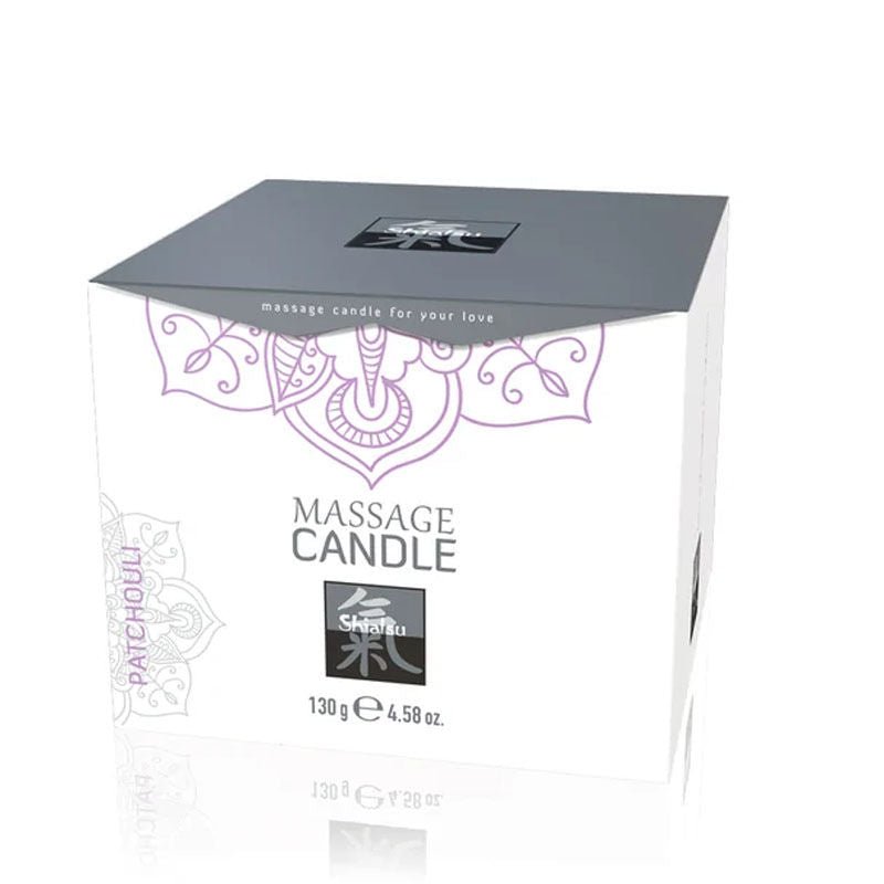 Shiatsu - massage candle - patchouli - Product front view  | Flirtybay.com.au